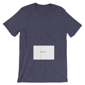 Unisex short sleeve t-shirt